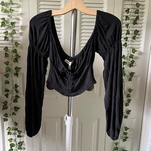 Elegant Black Women's Top